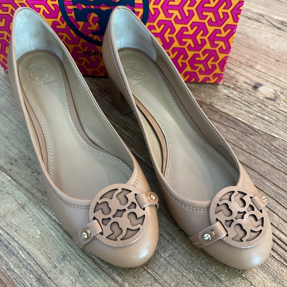 Tory Burch Tan Heels